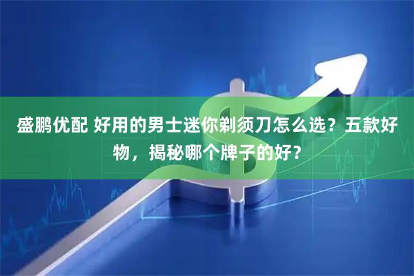 盛鹏优配 好用的男士迷你剃须刀怎么选？五款好物，揭秘哪个牌子的好？